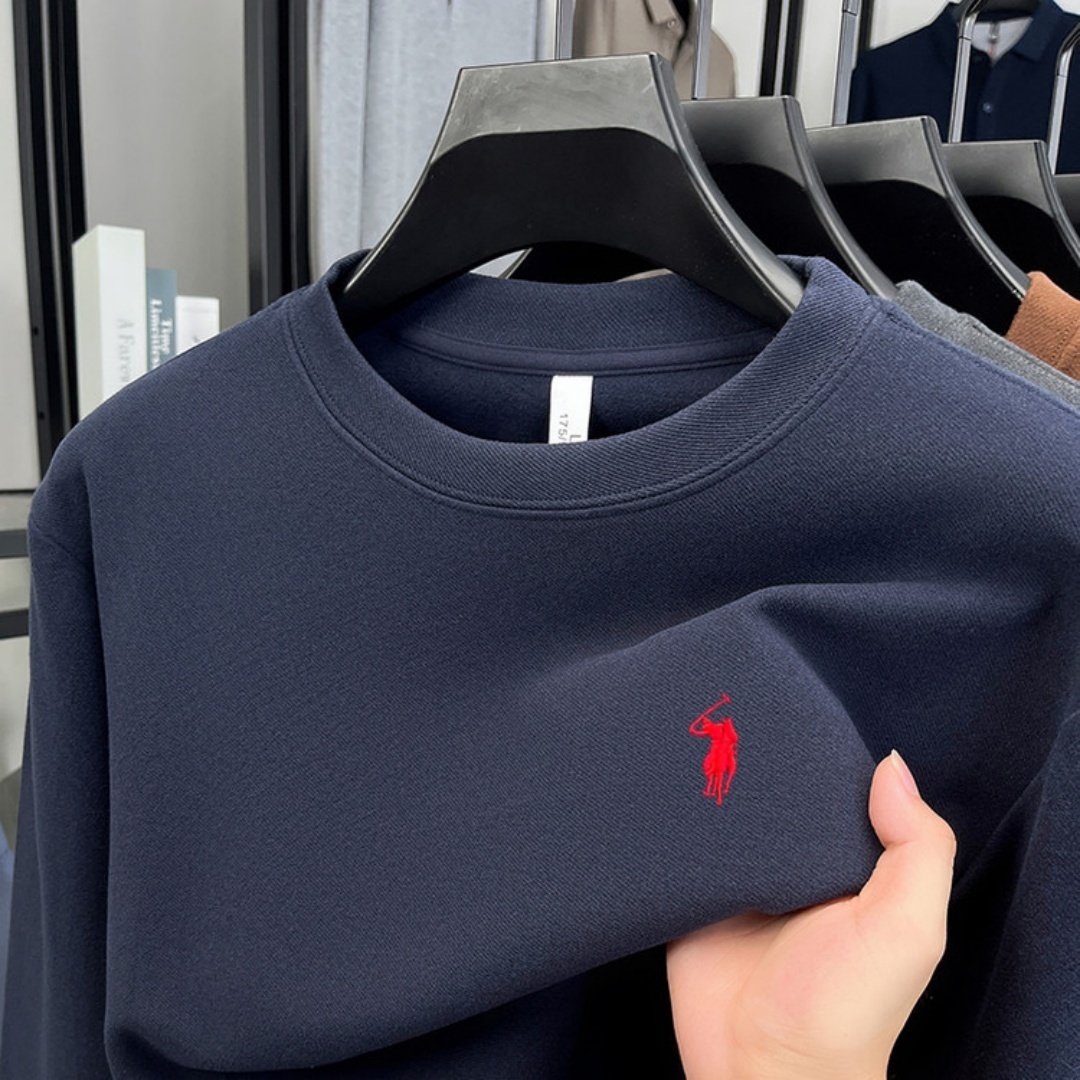 Embroidery Shirt - Polo a maniche lunghe da uomo