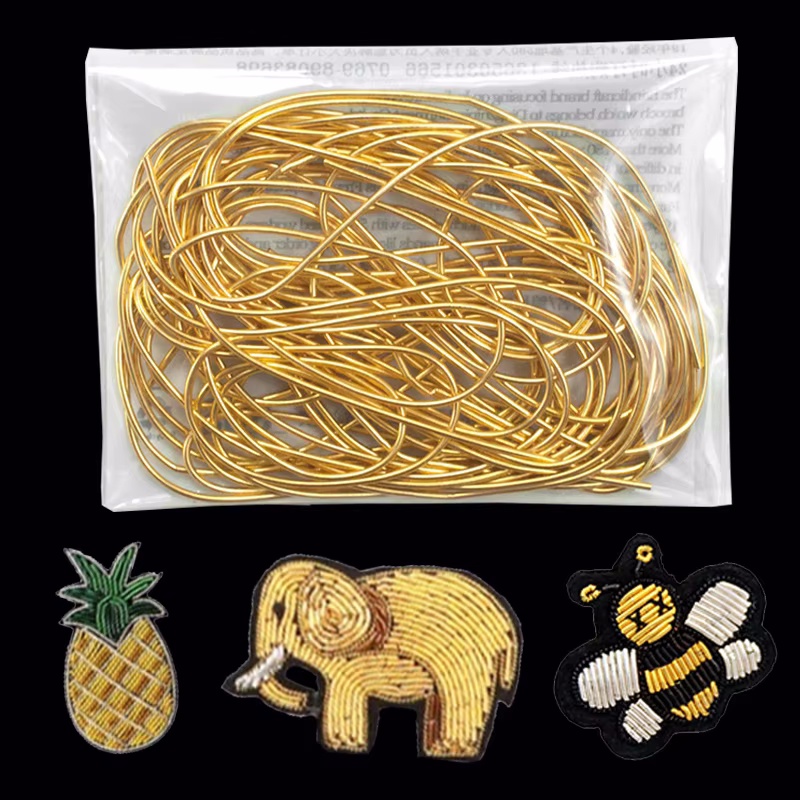 Embroidery Handicraft - 2.6M 1-1.5mm Filo per lingotti Bobina