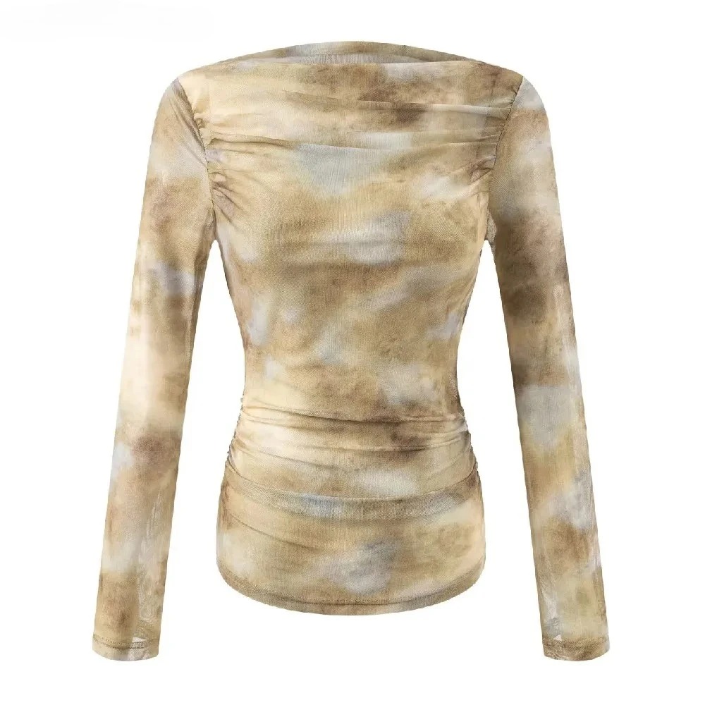 Embroidery Shirt - T-shirt da donna 2025 sexy con