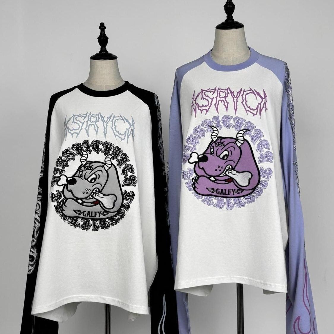 Embroidery Shirt - T-shirt a maniche lunghe e ampie