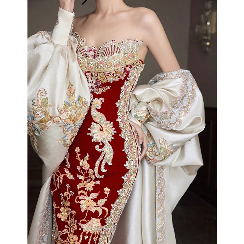 Abito da sposa Xiuhe 2026 nuov - Embroidery In Indonesia recensione e prezzo
