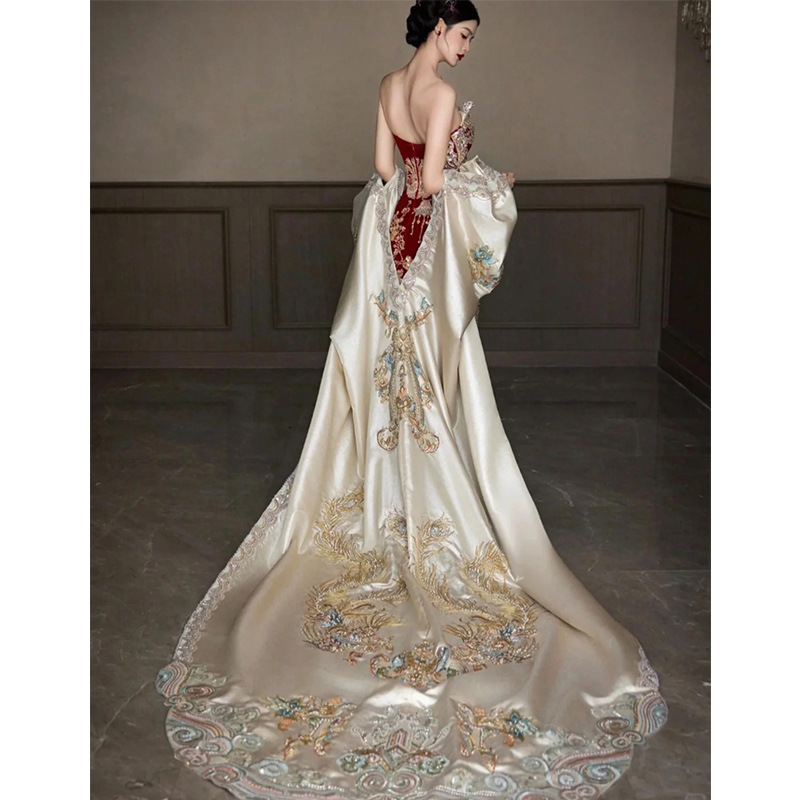 Abito da sposa Xiuhe 2026 nuov - Embroidery In Indonesia recensione e prezzo