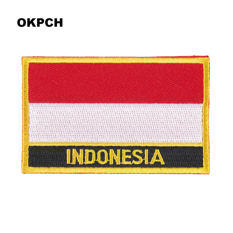 Toppe da ricamo con bandiera d - Embroidery In Indonesia recensione e prezzo