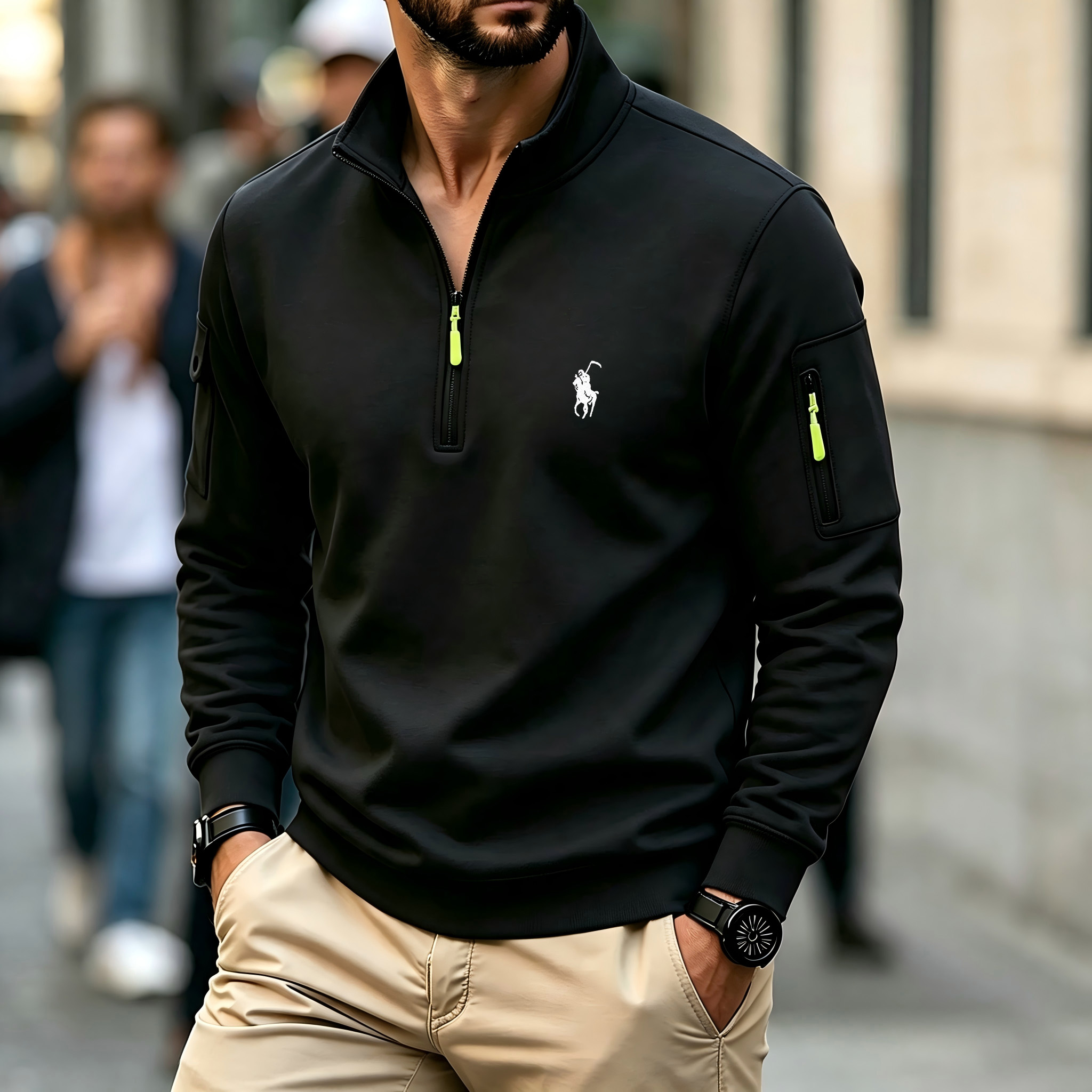 Maglia da uomo a maniche lungh - Embroidery Design recensione e prezzo