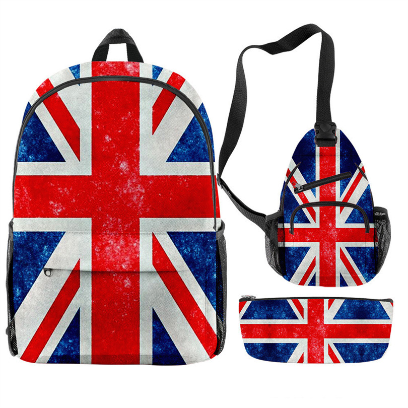 Zaini con bandiera britannica  - Embroidery Uk recensione e prezzo