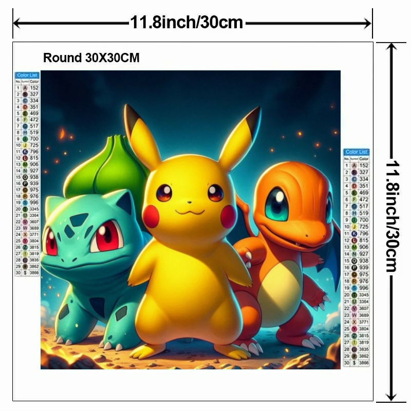 Dipinto Diamantato 5D Pokémon  - Embroidery Handicraft recensione e prezzo